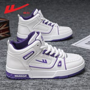 Warrior 2025 Men's High-Top Fashion Sneakers – Lightweight, Breathable, Street-Style Casual Shoes