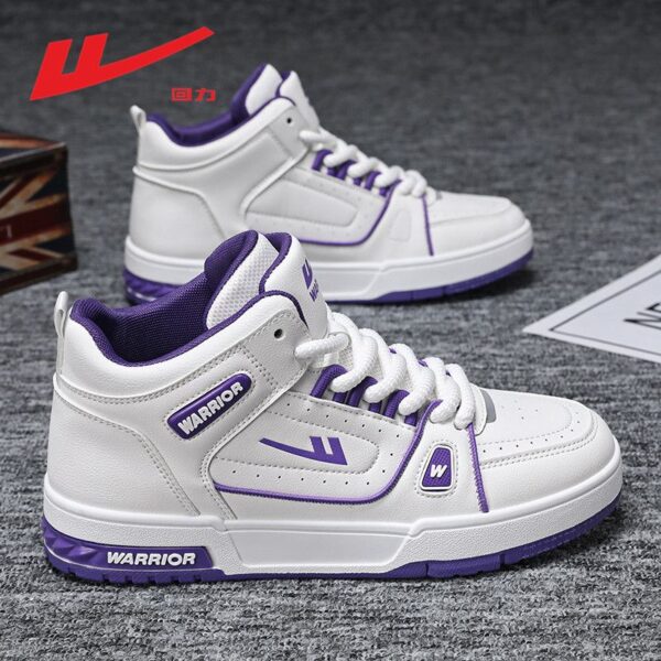 Warrior 2025 Men's High-Top Fashion Sneakers – Lightweight, Breathable, Street-Style Casual Shoes